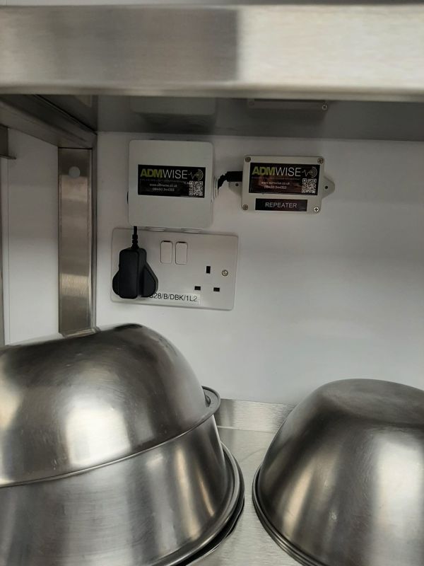 Temperature monitoring sensors installation